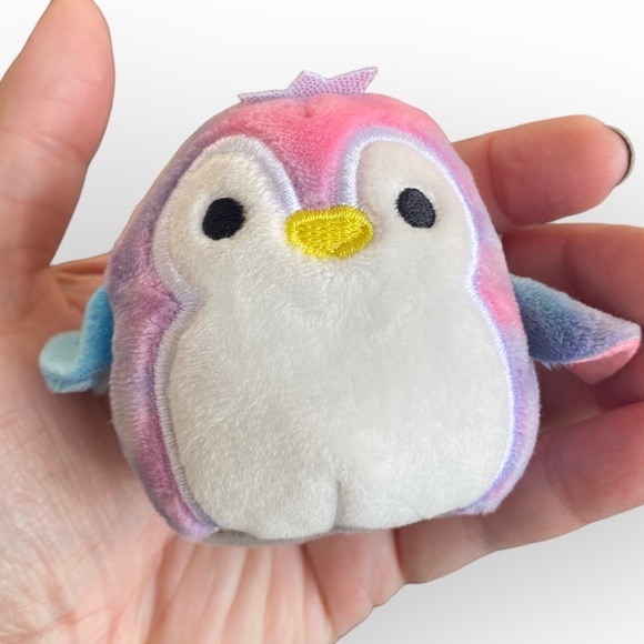 Squishmallows Micromallow Tomara the Penguin 2.5” Plush Tie Dye NEW - Picture 4 of 5